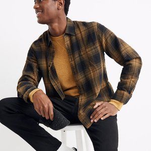 Madewell Brushed Twill Shirt in Braybrook Plaid